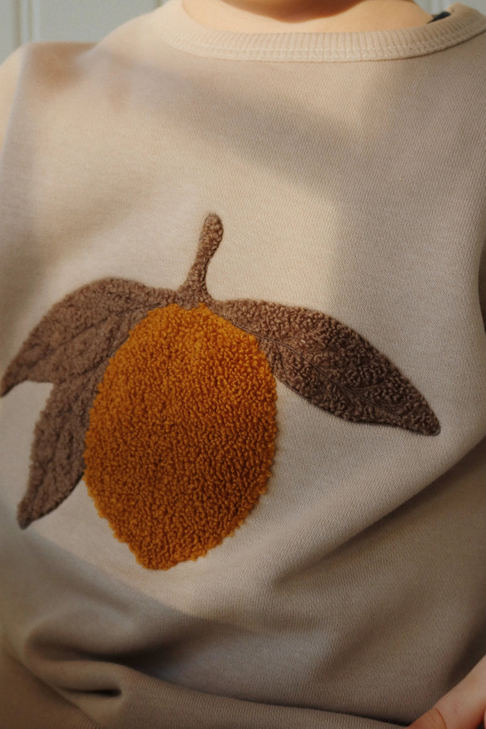 Konges Sløjd: Lou Terry Sweat Shirt OCS - Oxford Tan - Acorn & Pip_Konges Sløjd