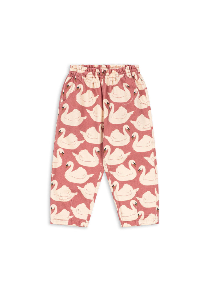 Konges Sløjd Swan Rose frill pants