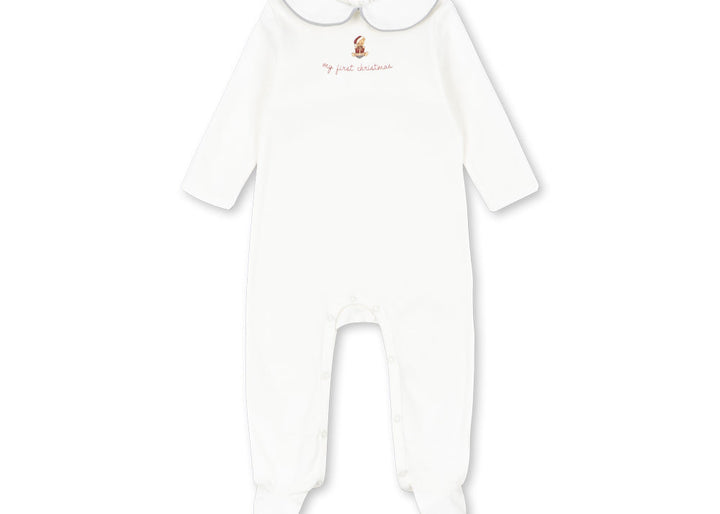 Konges Sløjd My First Christmas white baby onesie