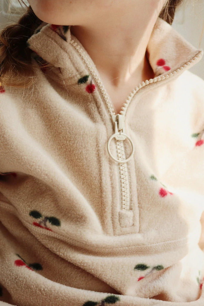 Konges Sløjd: TAVI FLEECE SWEATSHIRT - CHERRY - Acorn & Pip_Konges Sløjd