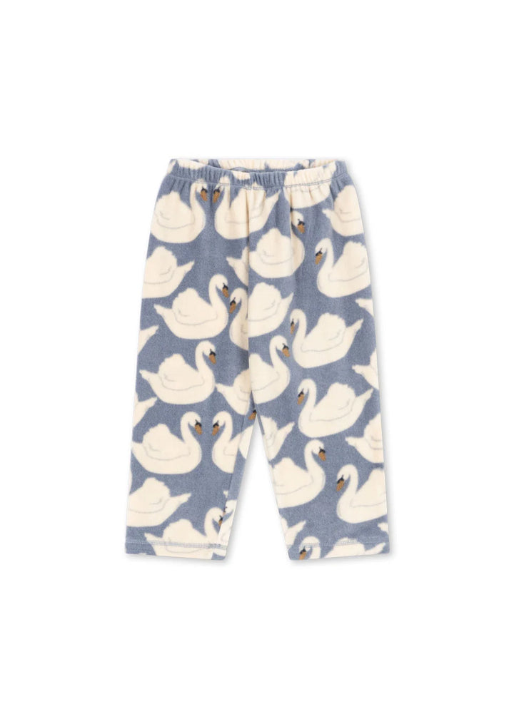 Text: Tavi Swan fleece pants front