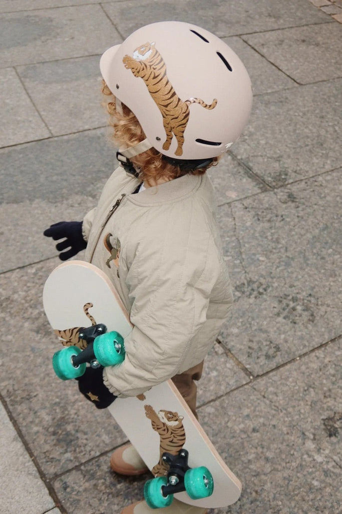 Konges Sløjd: Wooden Skateboard - Tiger - Acorn & Pip_Konges Sløjd