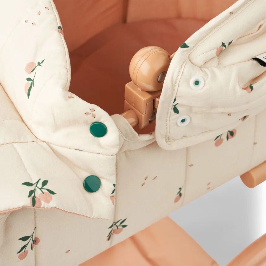 Liewood: Adaline Doll Pram - Peach / Sea shell - Acorn & Pip_Liewood