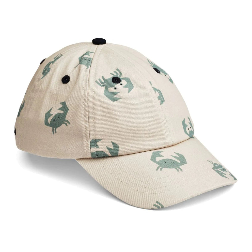 Liewood: Danny Kids Sun Cap - Crab / Sandy - Acorn & Pip_Liewood