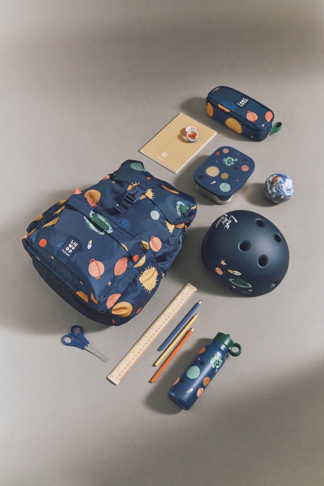 Liewood: Falk Water Bottle 350 ml - Universe / Classic navy - Acorn & Pip_Liewood