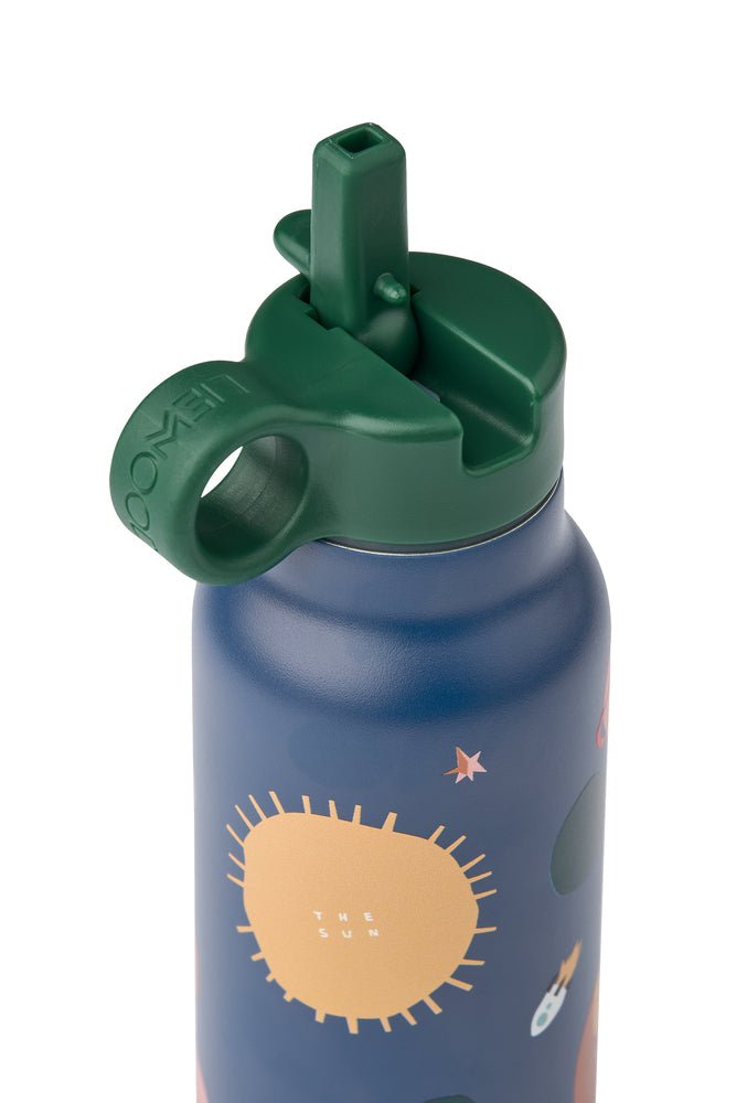 Liewood: Falk Water Bottle 350 ml - Universe / Classic navy - Acorn & Pip_Liewood