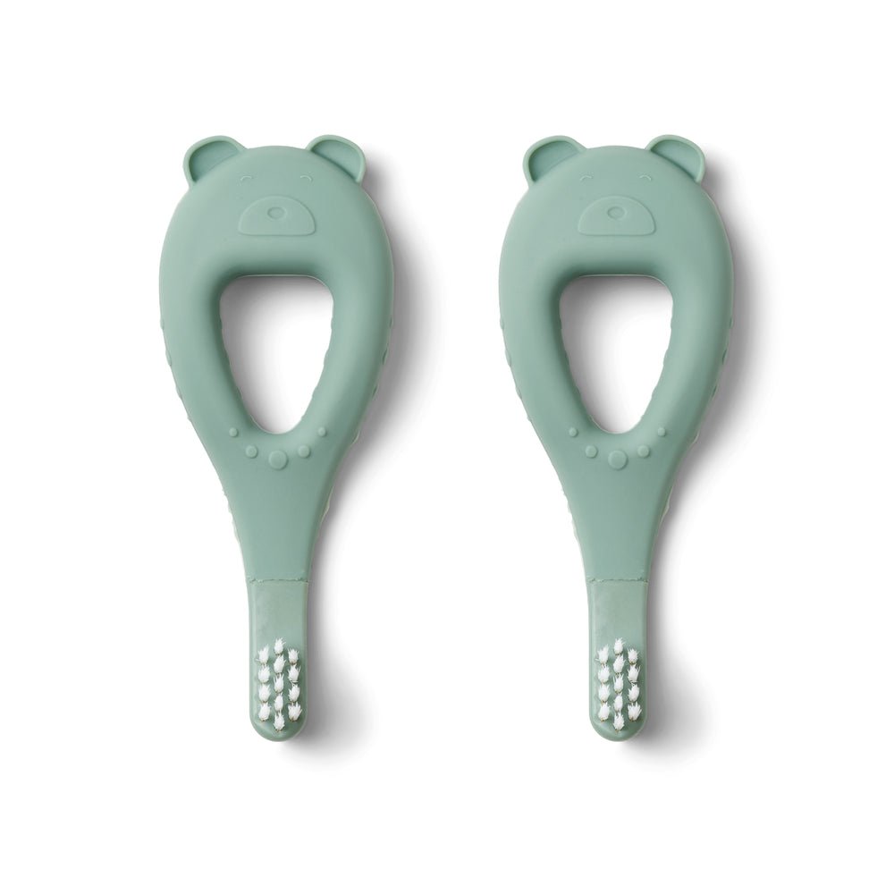 Liewood: Janelle Bear Toothbrush 2 - Pack - Peppermint - Acorn & Pip_Liewood