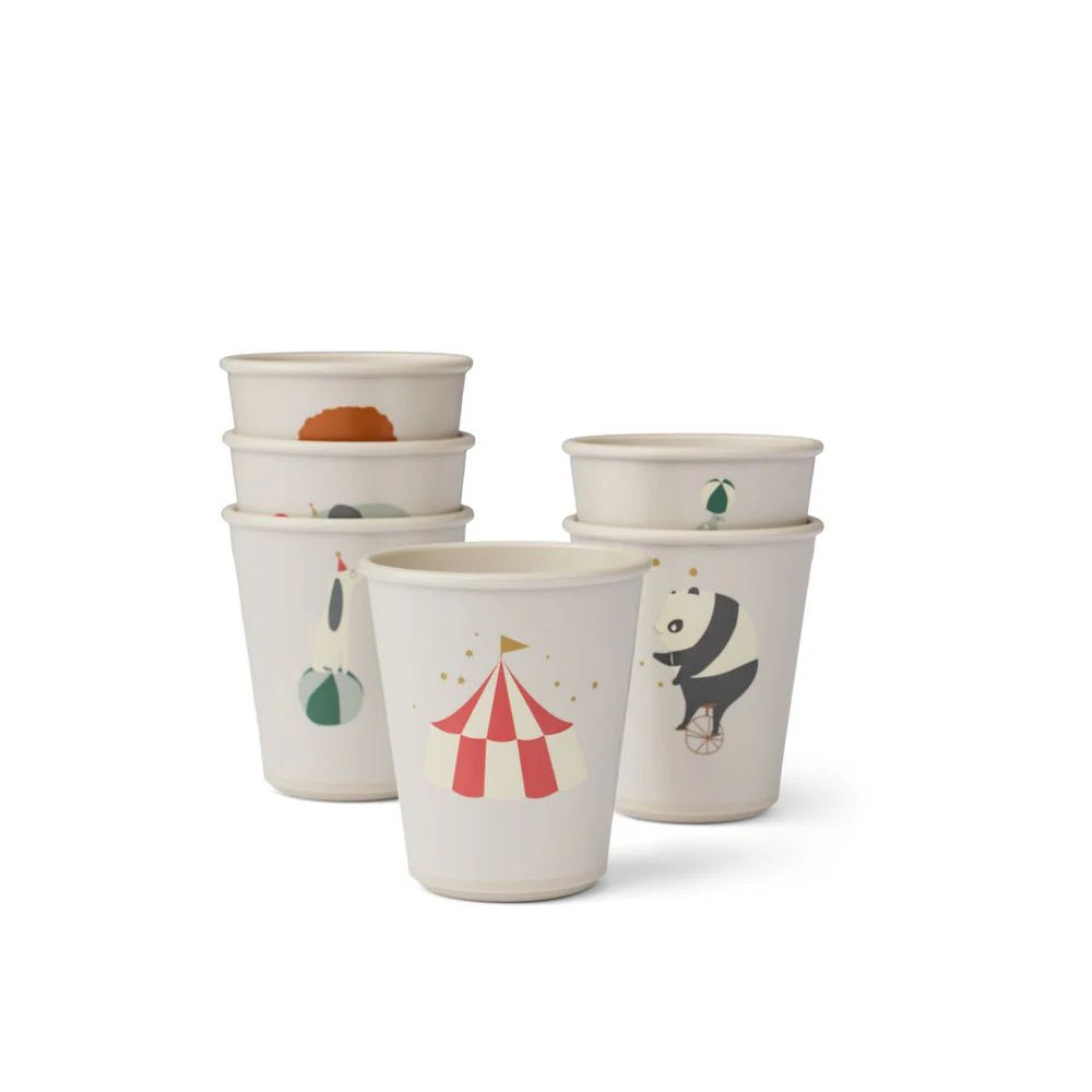 Liewood: Lana Cup 6 - Pack - Circus / Sandy - Acorn & Pip_Liewood