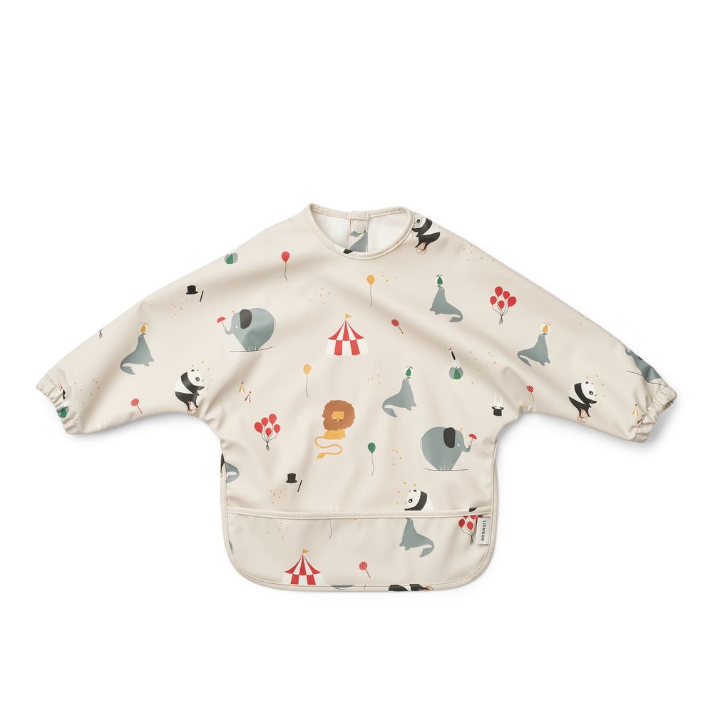 Liewood: Merle Printed Cape Bib - Circus / Sandy - Acorn & Pip_Liewood