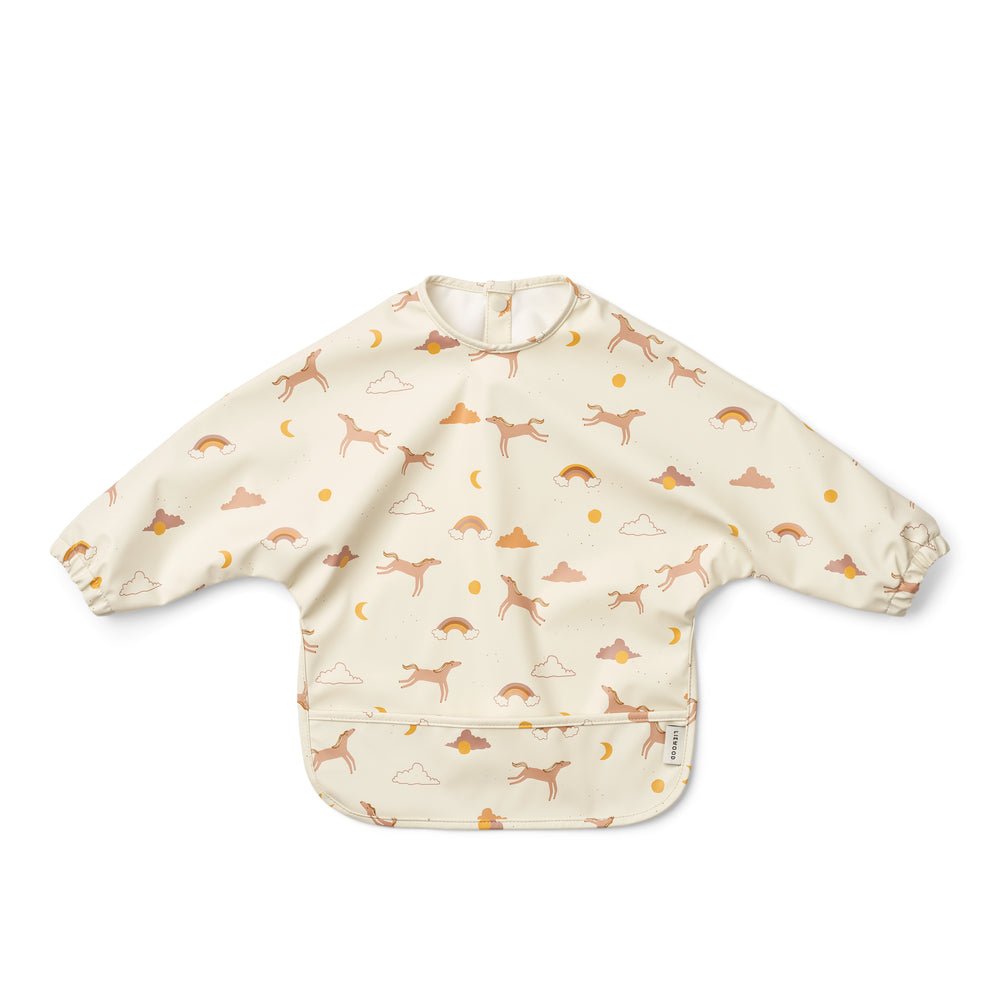 Liewood: Merle Printed Cape Bib - Dream / Ecru - Acorn & Pip_Liewood