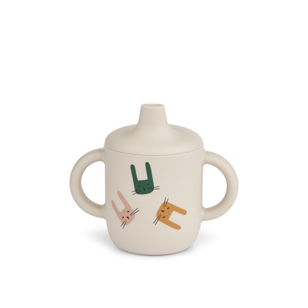 Liewood: Neil Sippy Cup - Bunny / Sandy - Acorn & Pip_Liewood