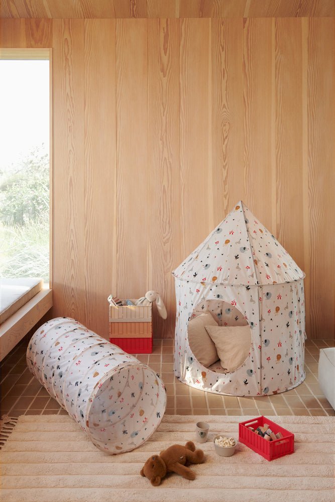 Liewood: Oaks Pop Up Playtent - Peach / Seashell - Acorn & Pip_Liewood