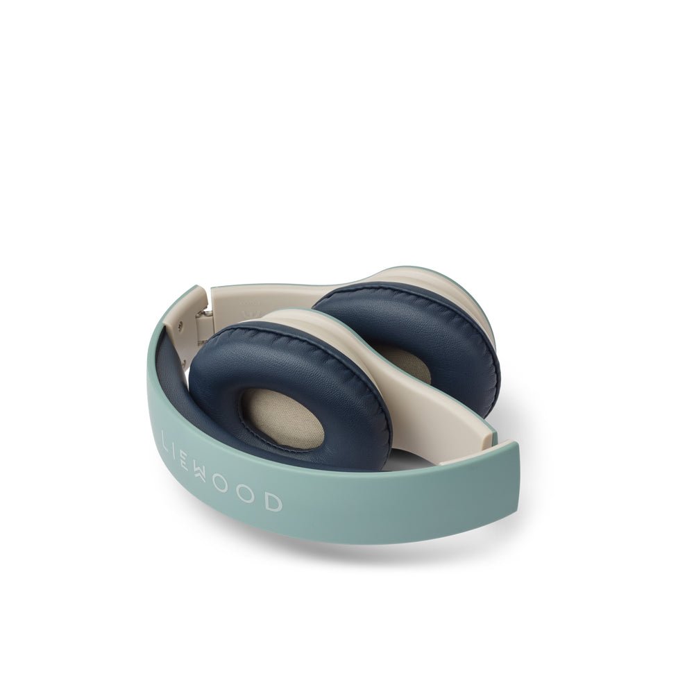 Liewood: Quinn Wireless Headphones - Peppermint Mix - Acorn & Pip_Liewood