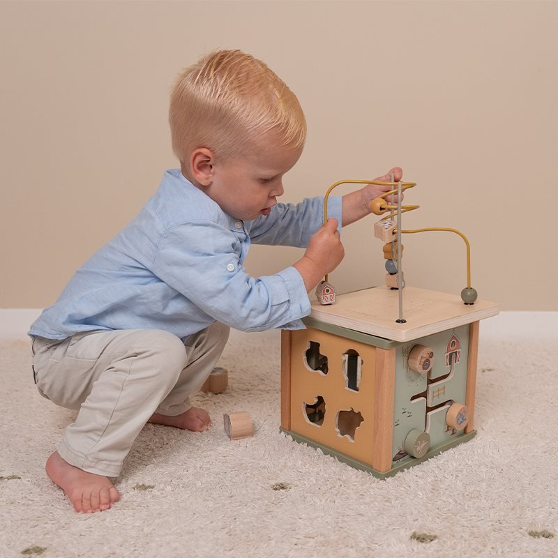 Little Dutch: Activity Cube Little Farm - Acorn & Pip_Little Dutch