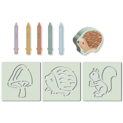 Little Dutch: Bath Crayons - Forest Friends - Acorn & Pip_Little Dutch