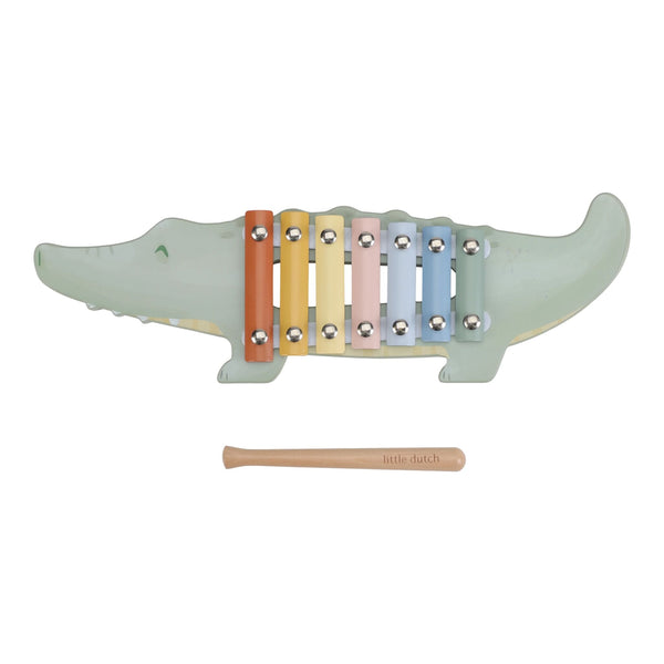 Little Dutch Safari Friends Crocodile Xylophone