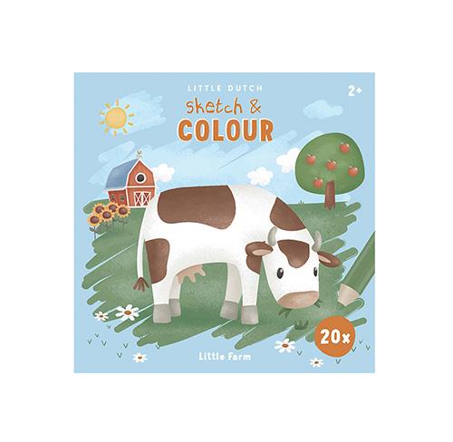 Little Dutch: Sketch & Colour - Little Friends - Acorn & Pip_Little Dutch