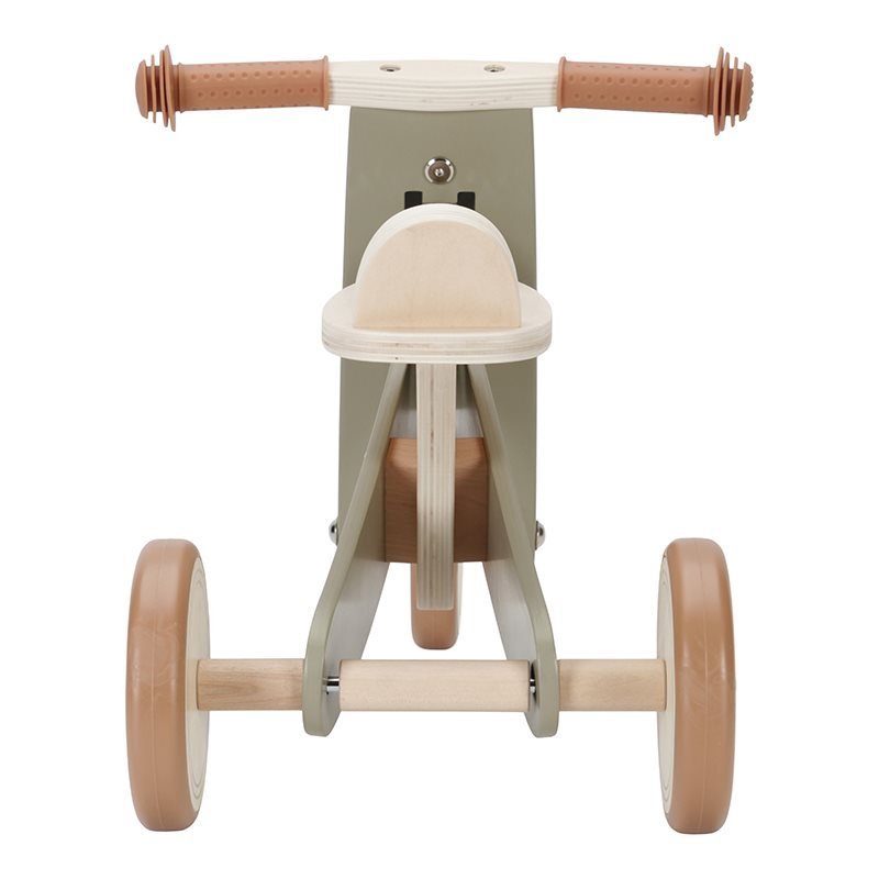 Little Dutch: Wooden Tricycle - Olive - Acorn & Pip_Little Dutch