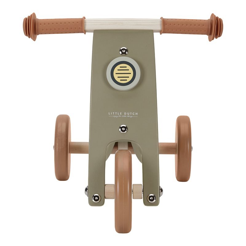 Little Dutch: Wooden Tricycle - Olive - Acorn & Pip_Little Dutch