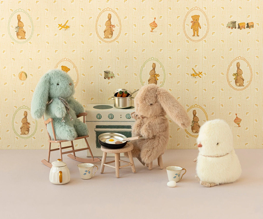 Maileg: Bunny Plush, Mini - Cream Peach - Acorn & Pip_Maileg