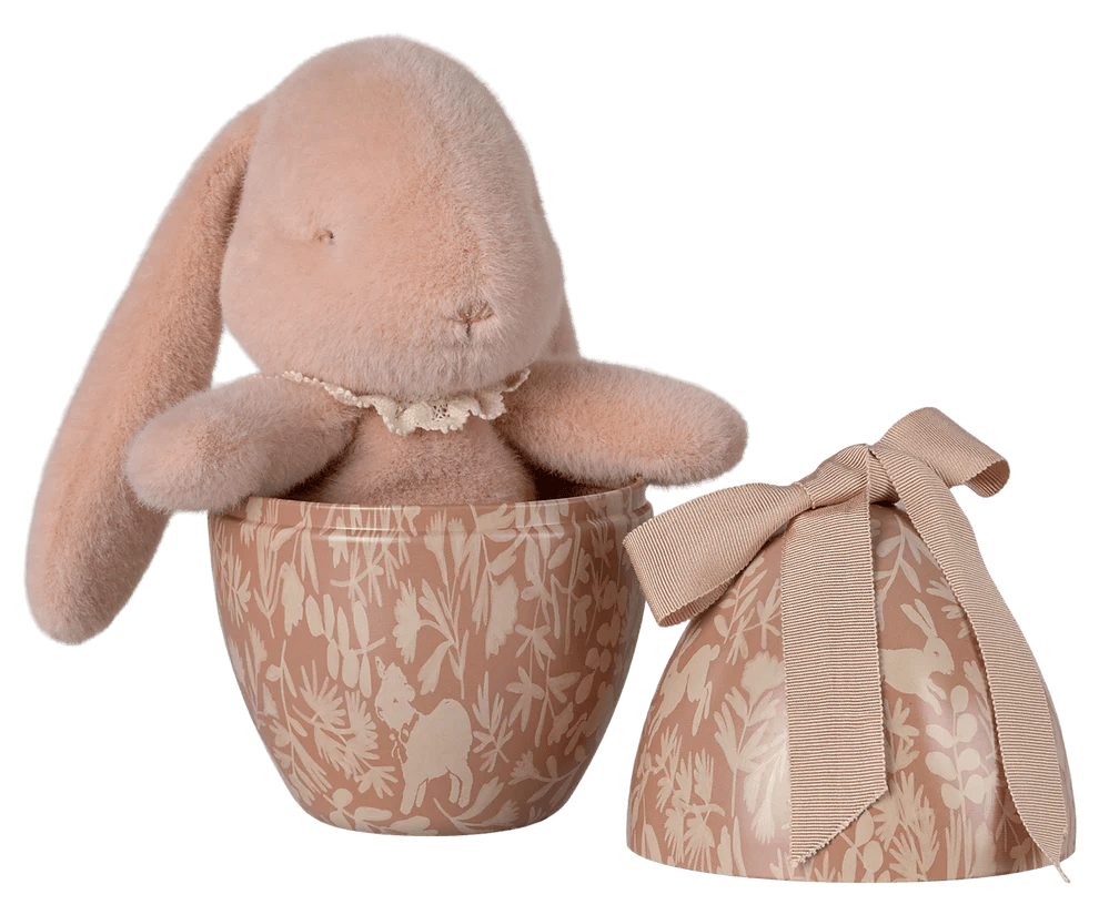 Maileg: Easter egg with bunny - Powder - Acorn & Pip_Maileg