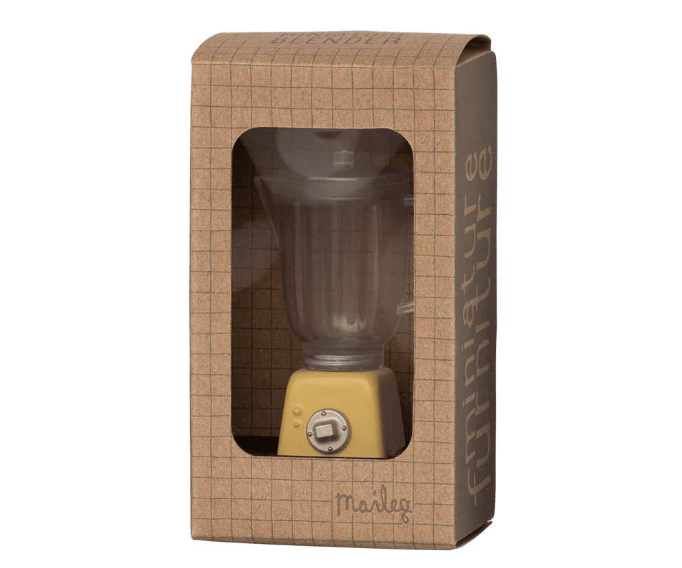 Maileg: Miniature Blender - Yellow - Acorn & Pip_Maileg