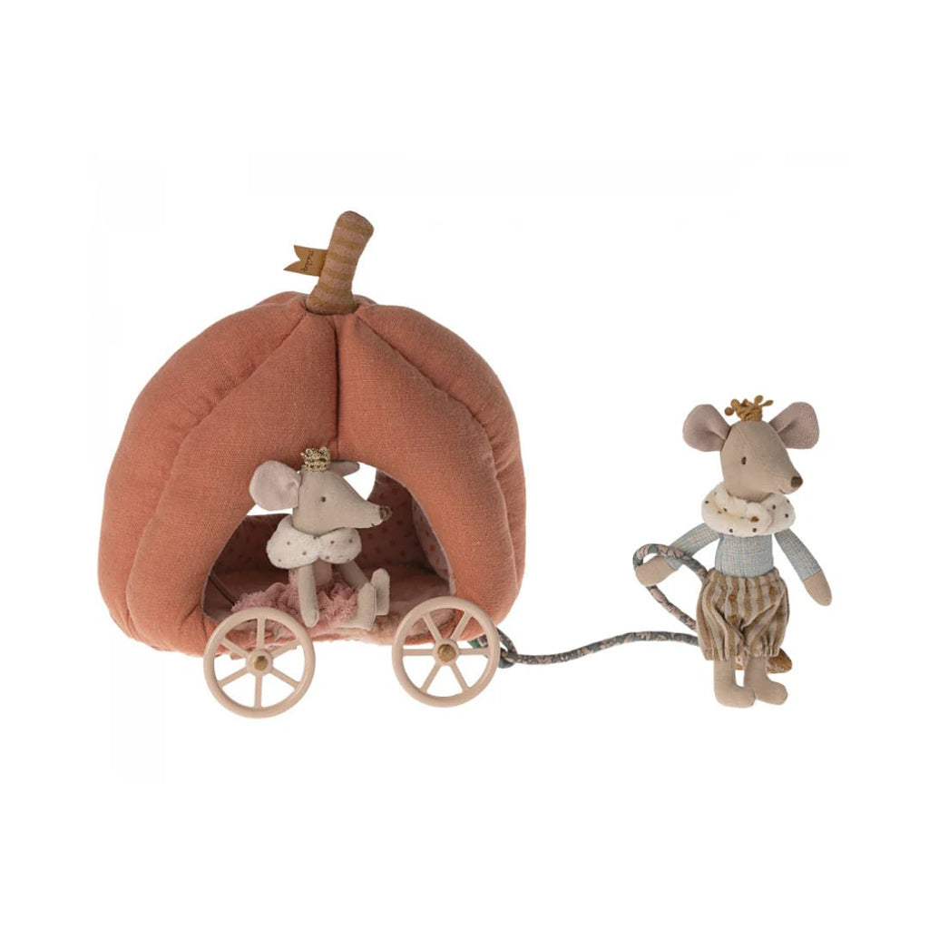 Maileg: Pumpkin Carriage - Mouse - Acorn & Pip_Maileg