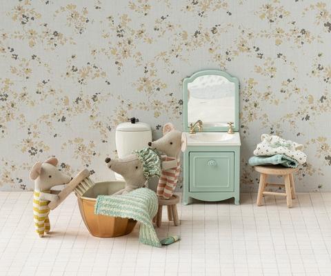 Maileg: Sink dresser, Mouse - Mint - Acorn & Pip_Maileg