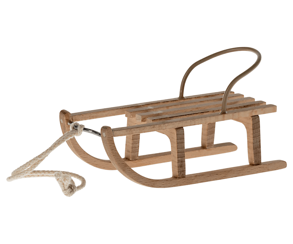 Maileg: Sled, Mouse - Acorn & Pip_Maileg