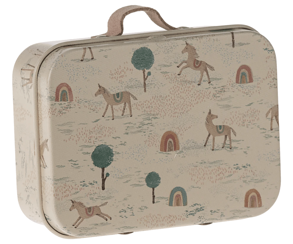 Maileg: Suitcase, Micro - Des licornes - Acorn & Pip_Maileg