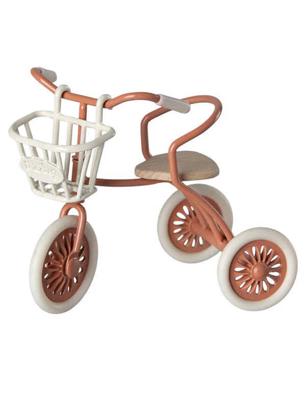 Maileg: Tricycle Basket - Mouse (White) - Acorn & Pip_Maileg