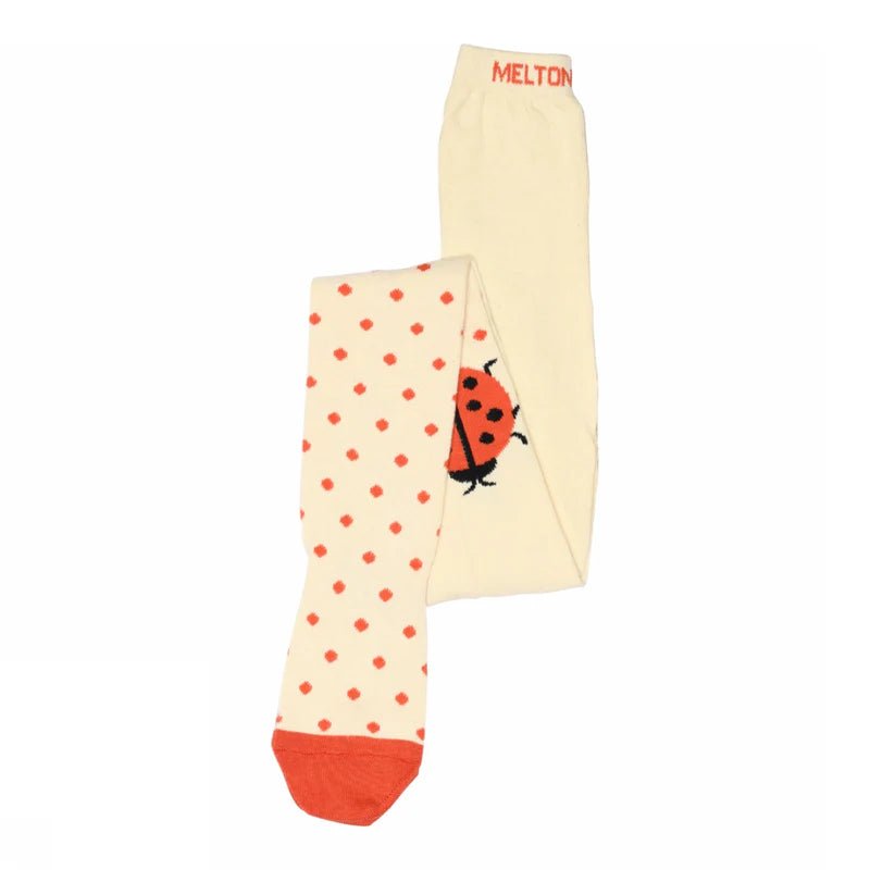 Melton: Ladybug tights Shortbread - Acorn & Pip_Melton