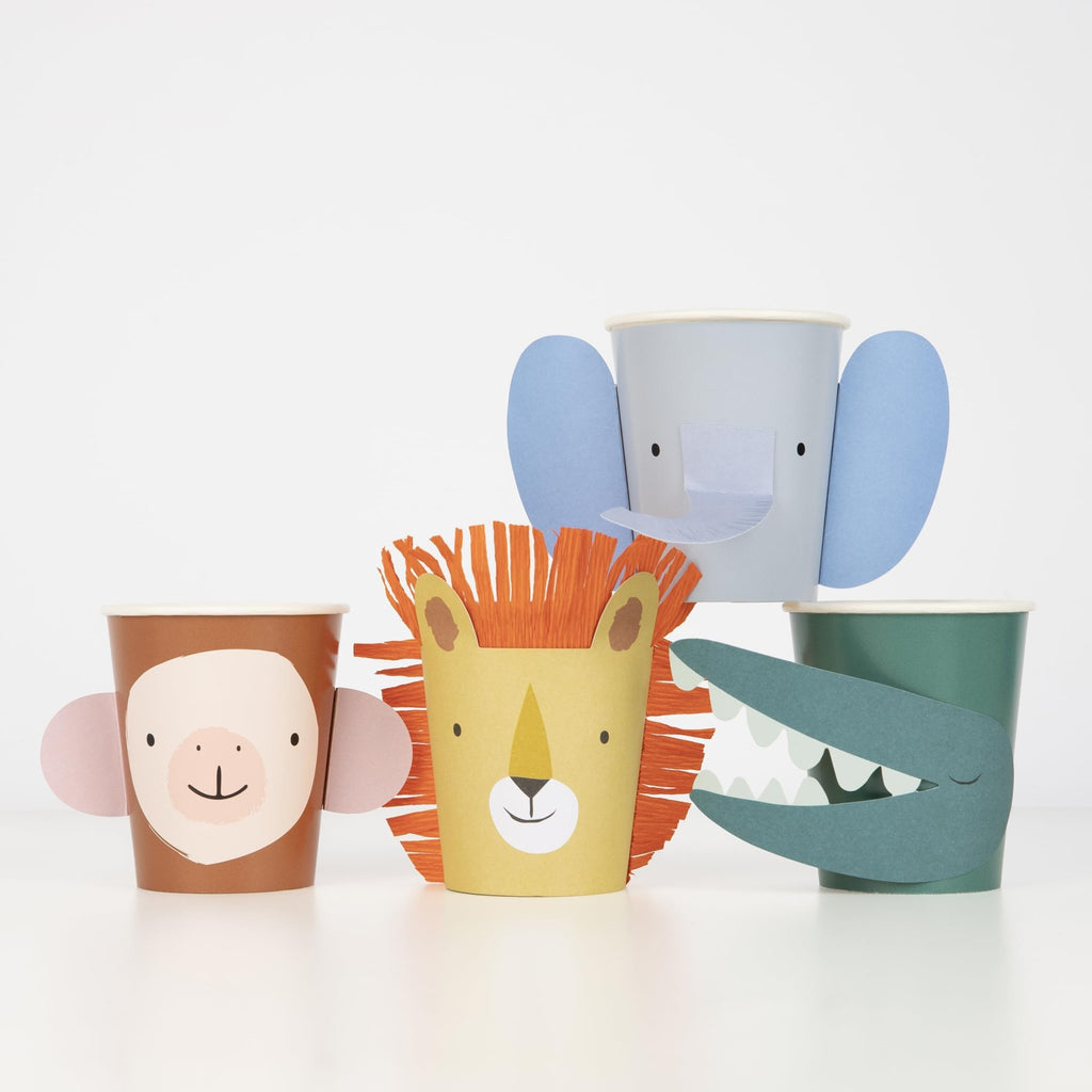 Meri Meri: Animal Parade Character Cups - Acorn & Pip_Meri Meri