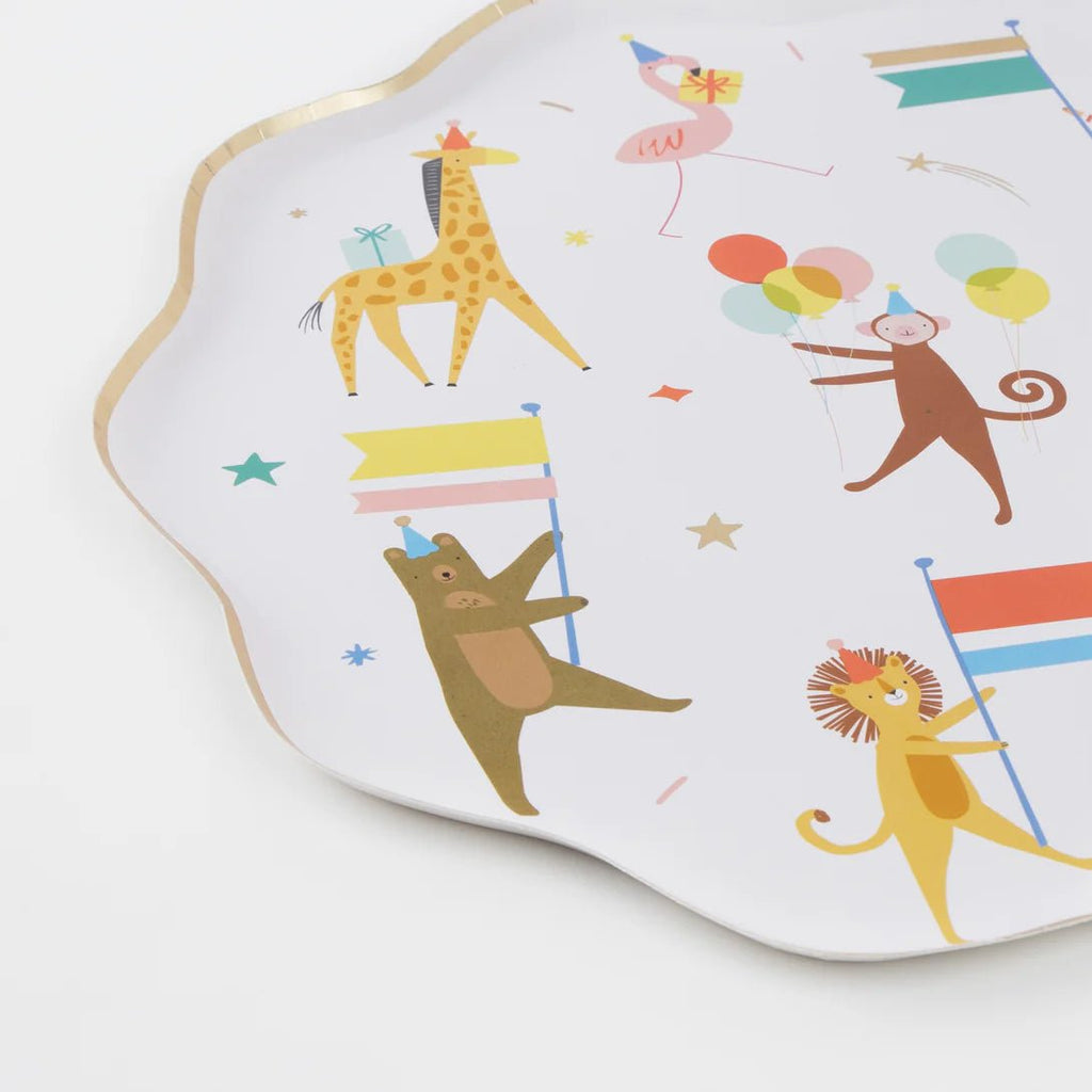 Meri Meri: Animal Parade Dinner Plates - Acorn & Pip_Meri Meri