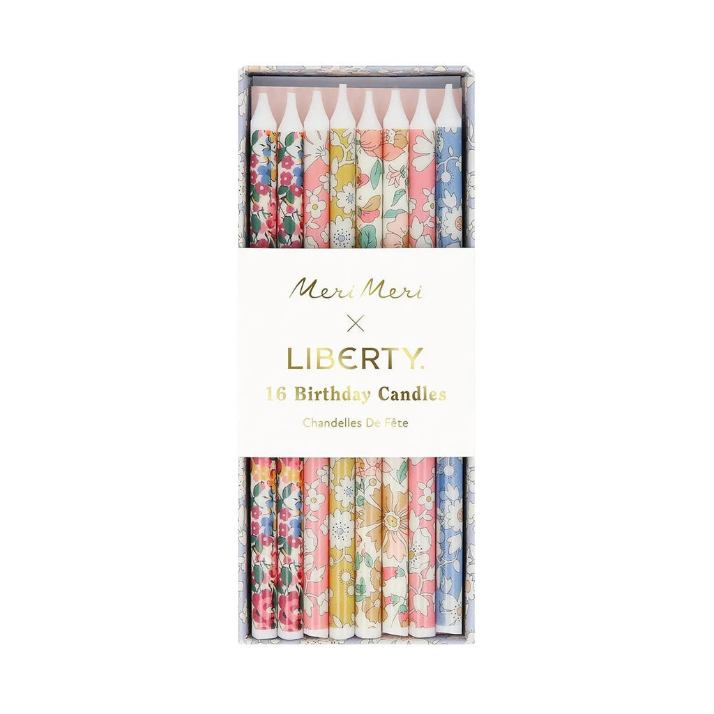 Meri Meri: Meri Meri X Liberty Mixed Print Candles - Acorn & Pip_Meri Meri