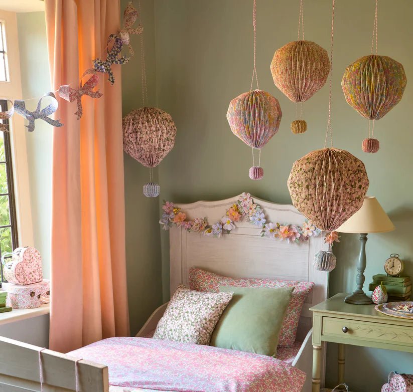 Meri Meri: Meri Meri x Liberty Origami Balloon Decorations (x3) - Acorn & Pip_Meri Meri