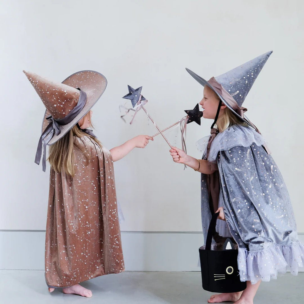 Mimi & Lula: Belinda Velvet Witch Cape - Acorn & Pip_Mimi & Lula