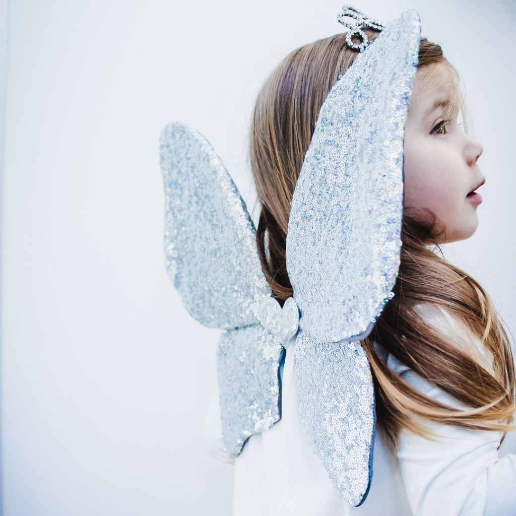 Mimi & Lula: Sparkle Sequin Wings - Silver - Acorn & Pip_Mimi & Lula