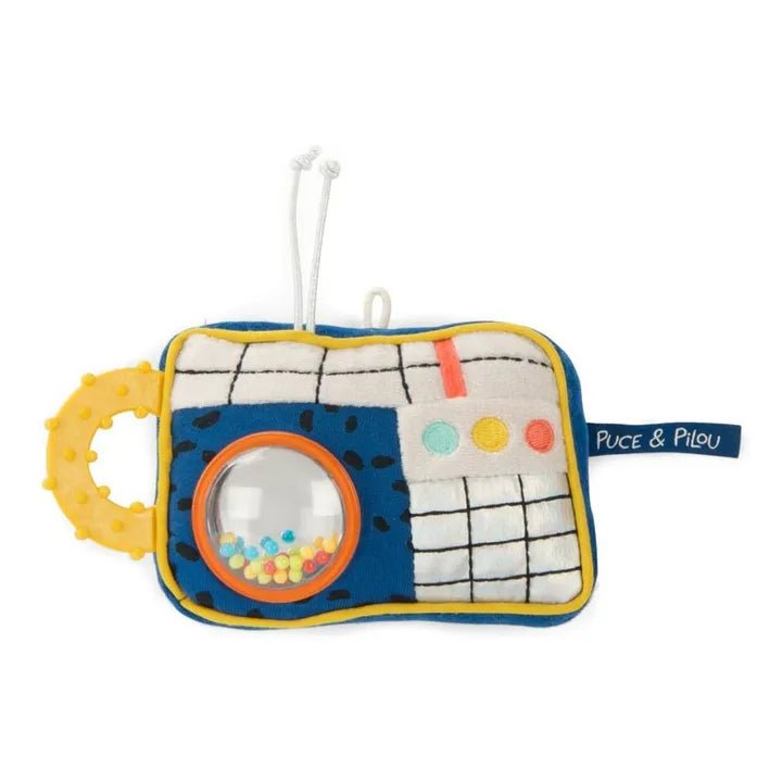Moulin Roty: Mini Activity Radio Toy - Puce & Pilou - Acorn & Pip_Moulin Roty