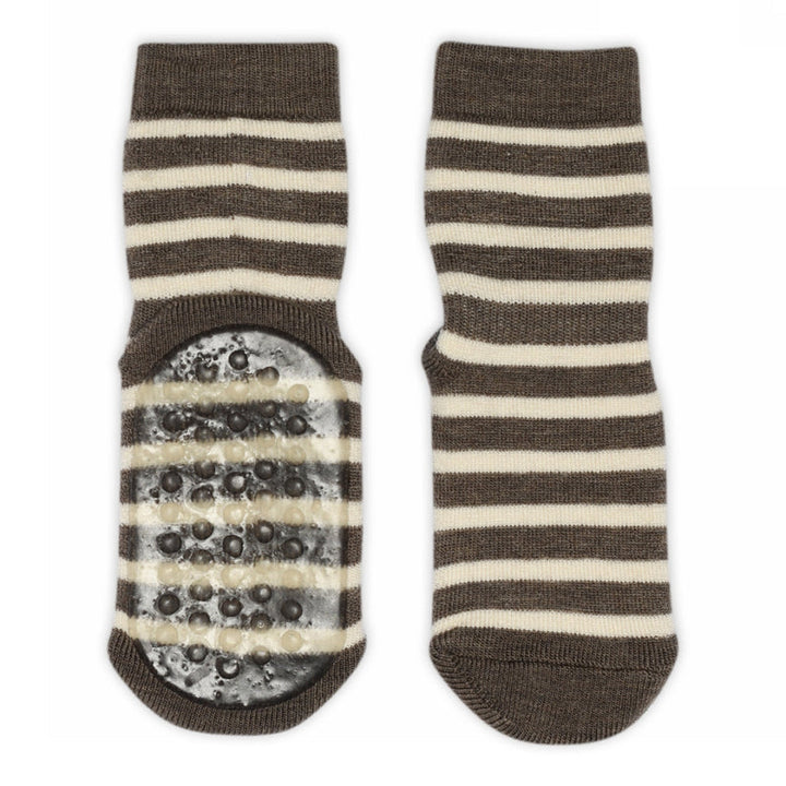 MP Denmark brown anti-slip socks