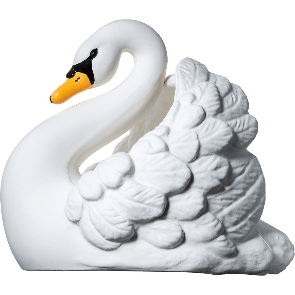 Natruba: Natural Rubber Large Bath Toy Swan - White - Bath Toys for Babies & Toddlers 0+ at Acorn & Pip