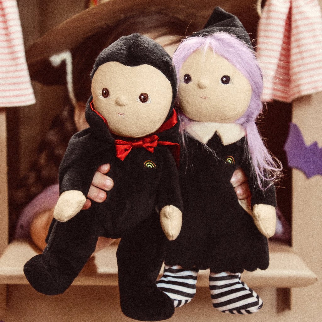 Olli Ella: Dinky Dinkums Dreadful Duo - Vincent Vampire / Black - Acorn & Pip_Olli Ella