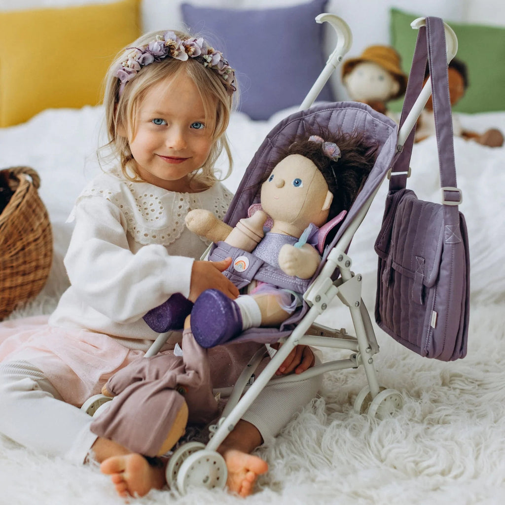 Olli Ella: Sollie Stroller - Lavender - Acorn & Pip_Olli Ella