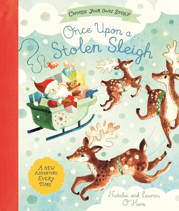 Once Upon a Stolen Sleigh Christmas book cover