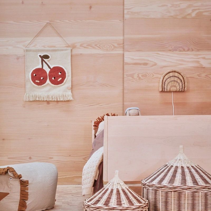 OYOY: Cherry On Top Wall Hanging Rug - Acorn & Pip_OYOY