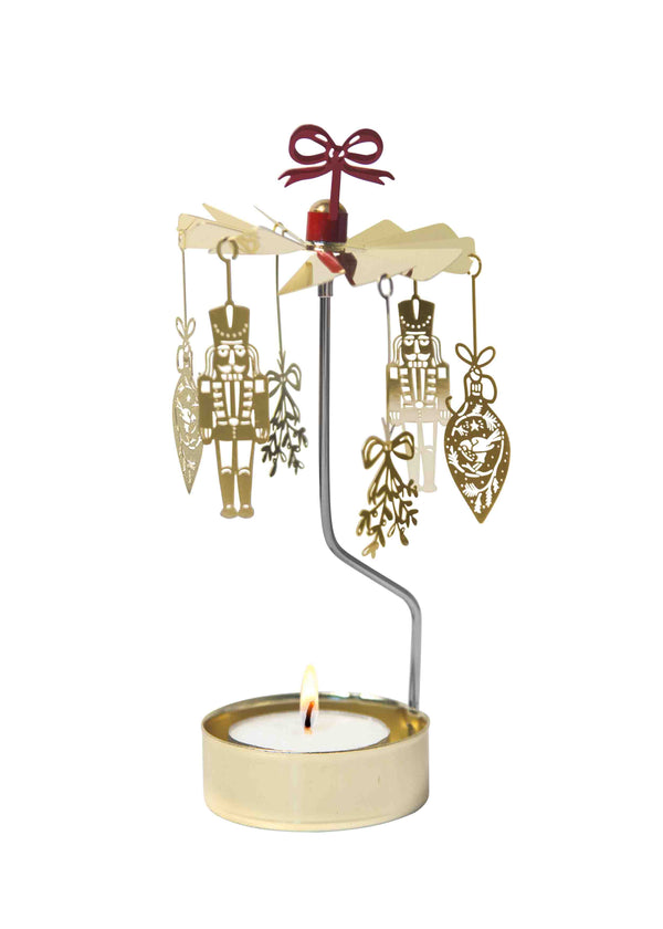 Pluto Design Noel Christmas Tealight Spinner – Gold