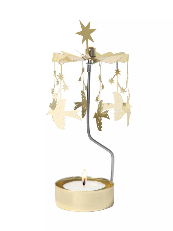 Pluto Design Starling Tealight Spinner – Gold
