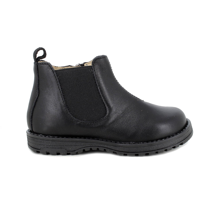 Primigi: Chelsea School Boots - Black Leather - Acorn & Pip_Primigi