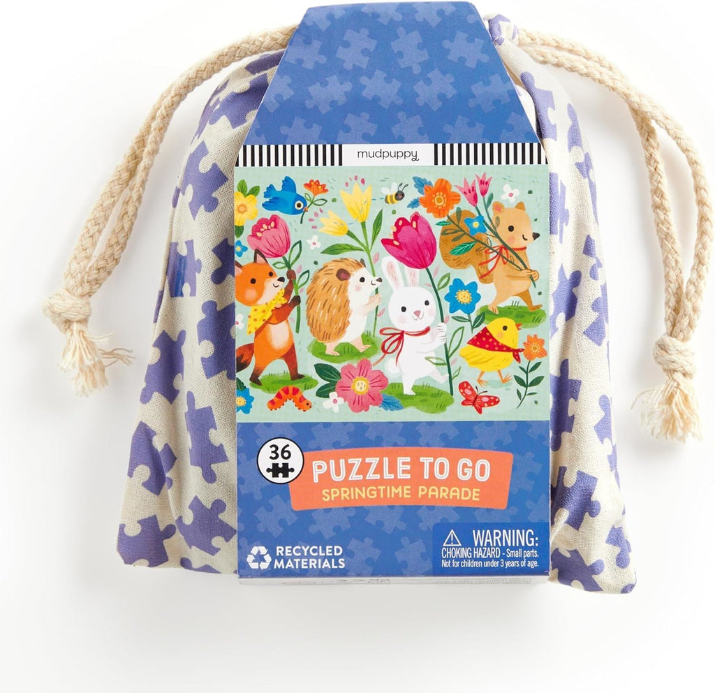 Puzzle to go: Springtime Parade (36 PIECE JIGSAW) - Acorn & Pip_Bookspeed