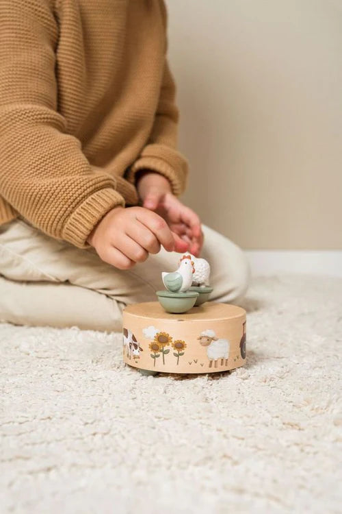 Little Dutch: Music Box Little Farm FSC - Music Boxes for Toddlers at Acorn & Pip